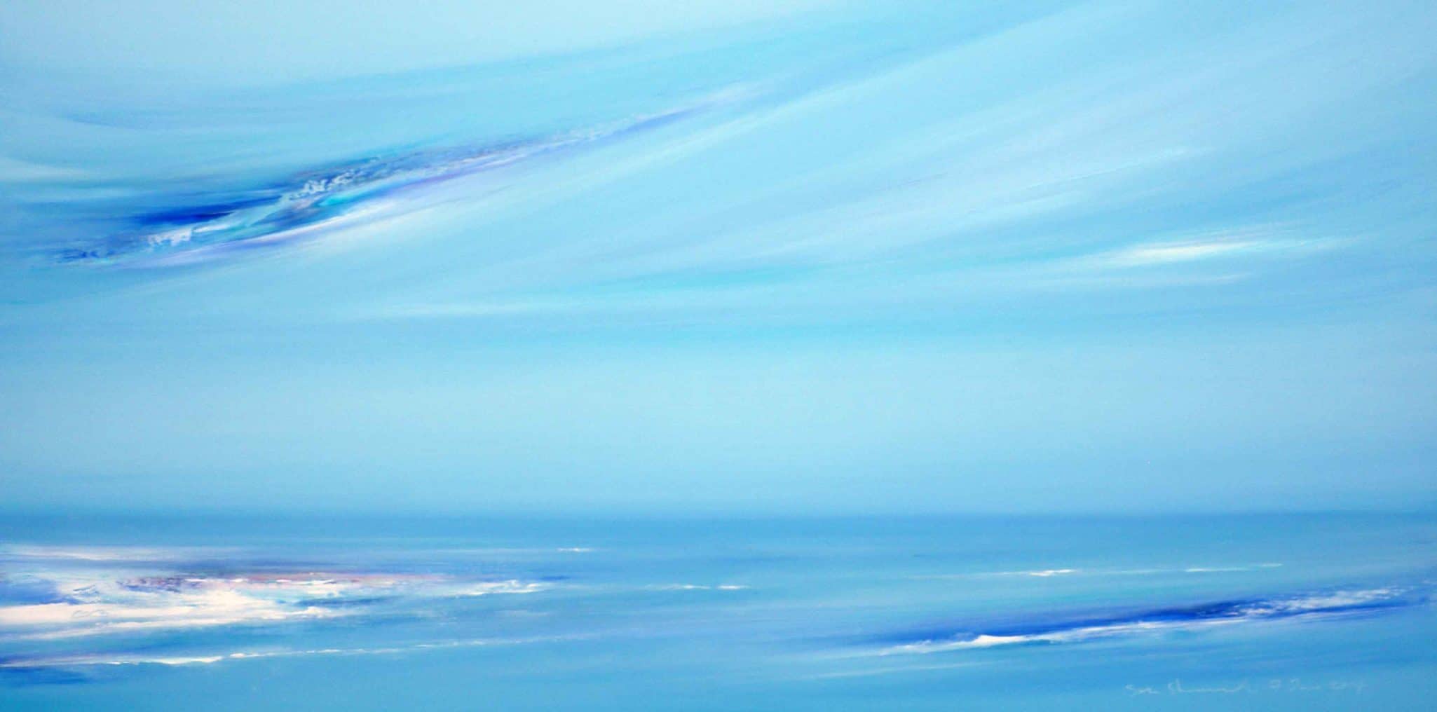 "Waves of Love" oil on canvas by Sara Sherwood
