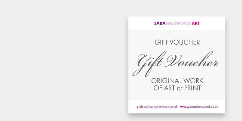 Sara Sherwood - Gift Vouchers for Contemporary Abstract Art