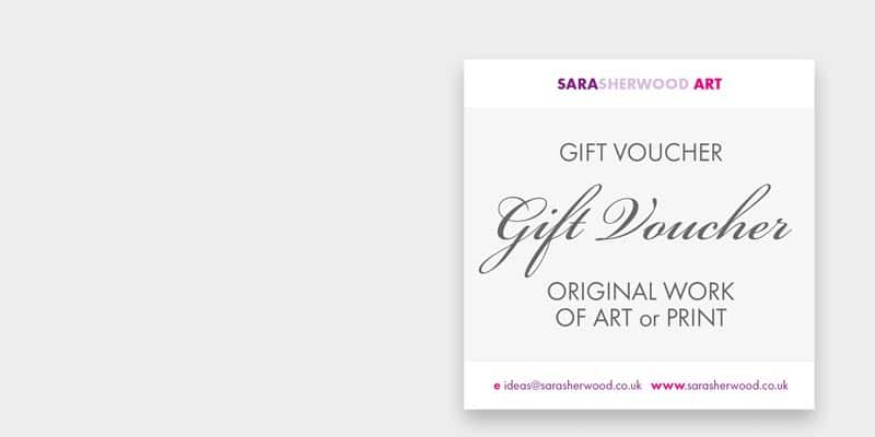 Sara Sherwood - Gift Vouchers for Contemporary Abstract Art