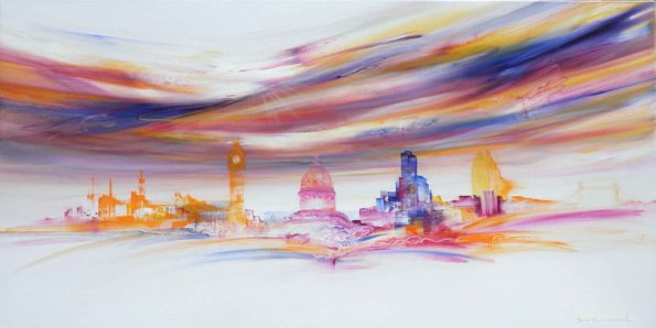Sara Sherwood - Contemporary Abstract Cityscape Artist London