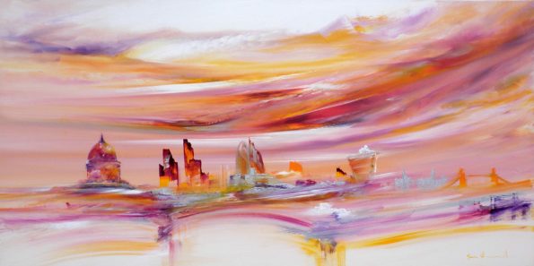 Sara Sherwood - Contemporary Abstract Cityscape Artist London