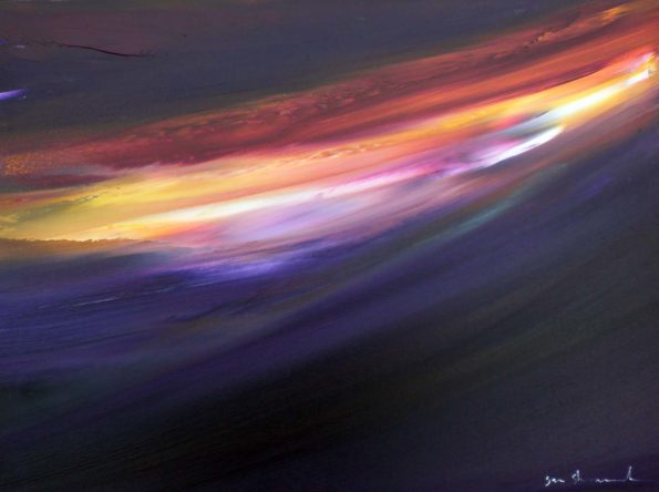 97691 Contemporary Abstract Sky Art by London artist Sara Sherwood