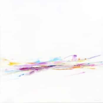 Landscape Art Turtle Bay abstract landscape with diamonds