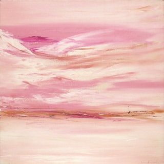 Contemporary Moving sky in Pinks